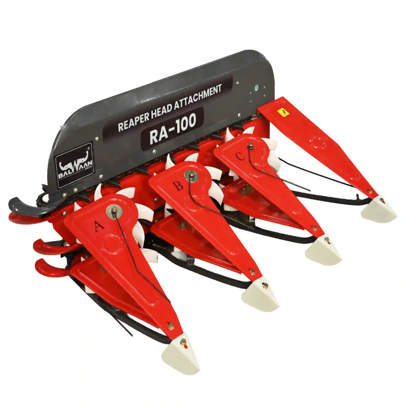 Balwaan Krishi RA-100 Power Weeder Reaper Attachment | Convert Weeder to Harvester | 3-Row Crop Cutter | Best For Wheat, Paddy &